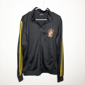 Harry Potter Gryffindor black and gold full zip unisex jacket size Large